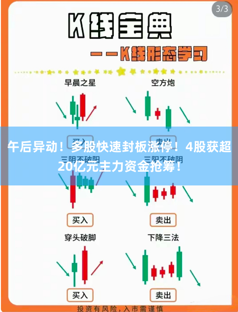 午后异动！多股快速封板涨停！4股获超20亿元主力资金抢筹！