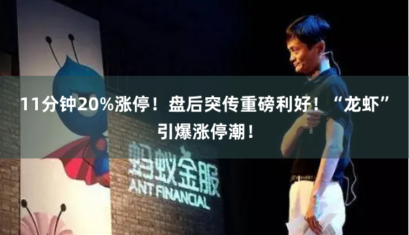 11分钟20%涨停！盘后突传重磅利好！“龙虾”引爆涨停潮！